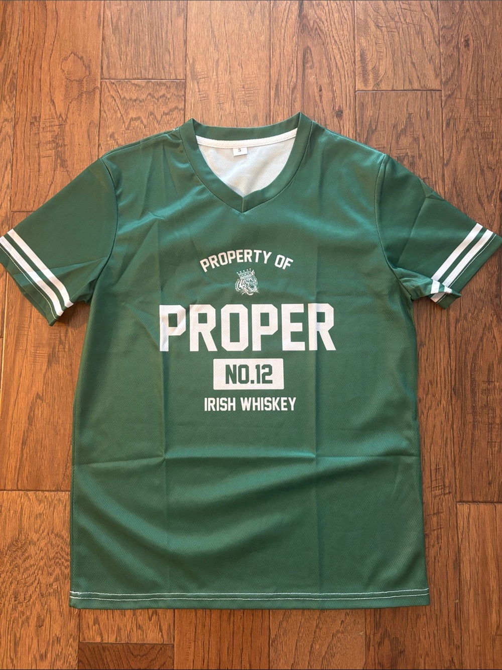 Propper Green V-Neck Jersey with White Graphic unisex
